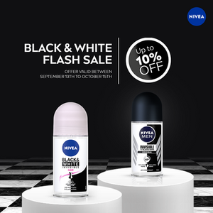 Black & White Flash Sale Graphic
