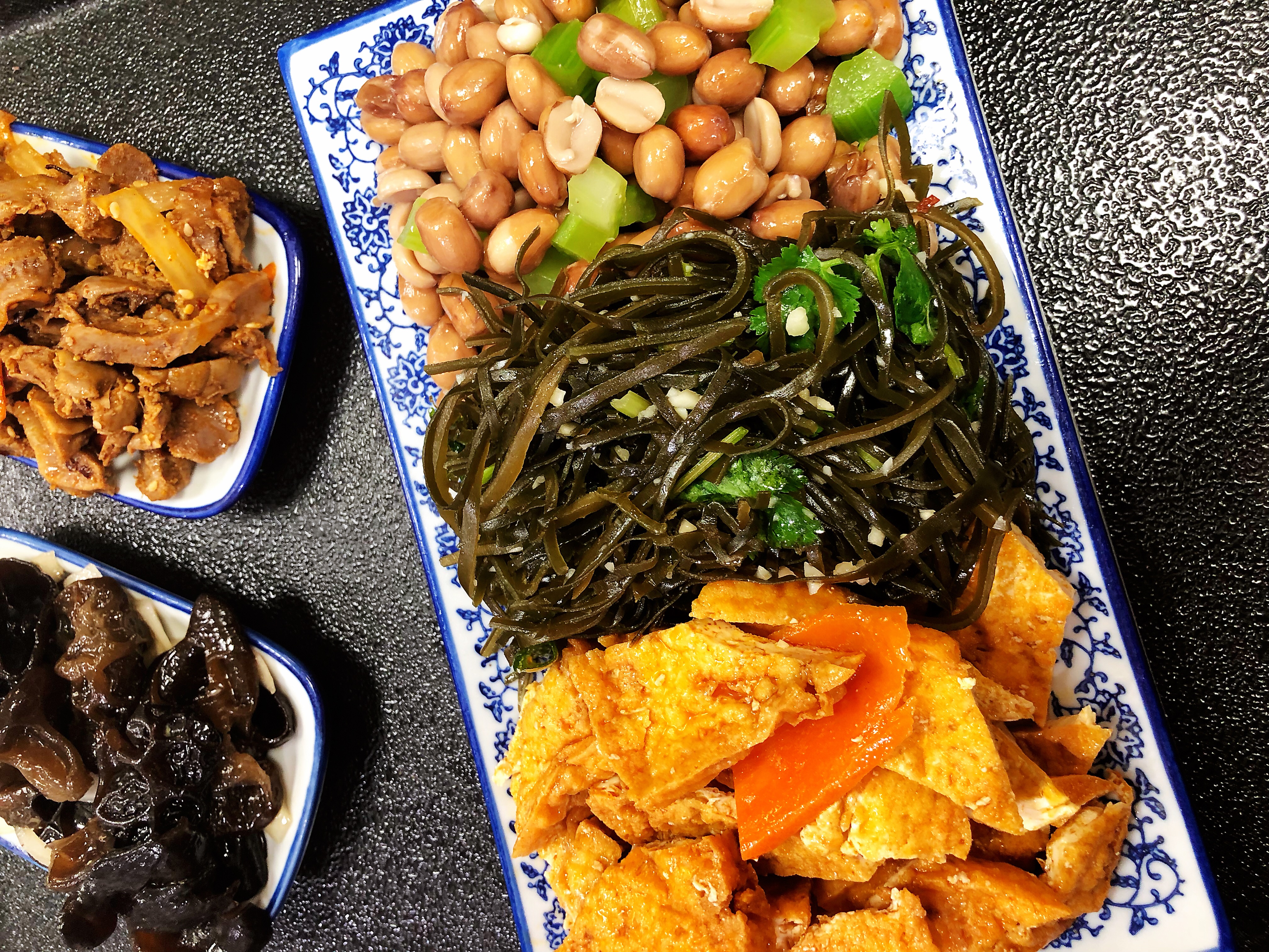 Arranged Food and Objects