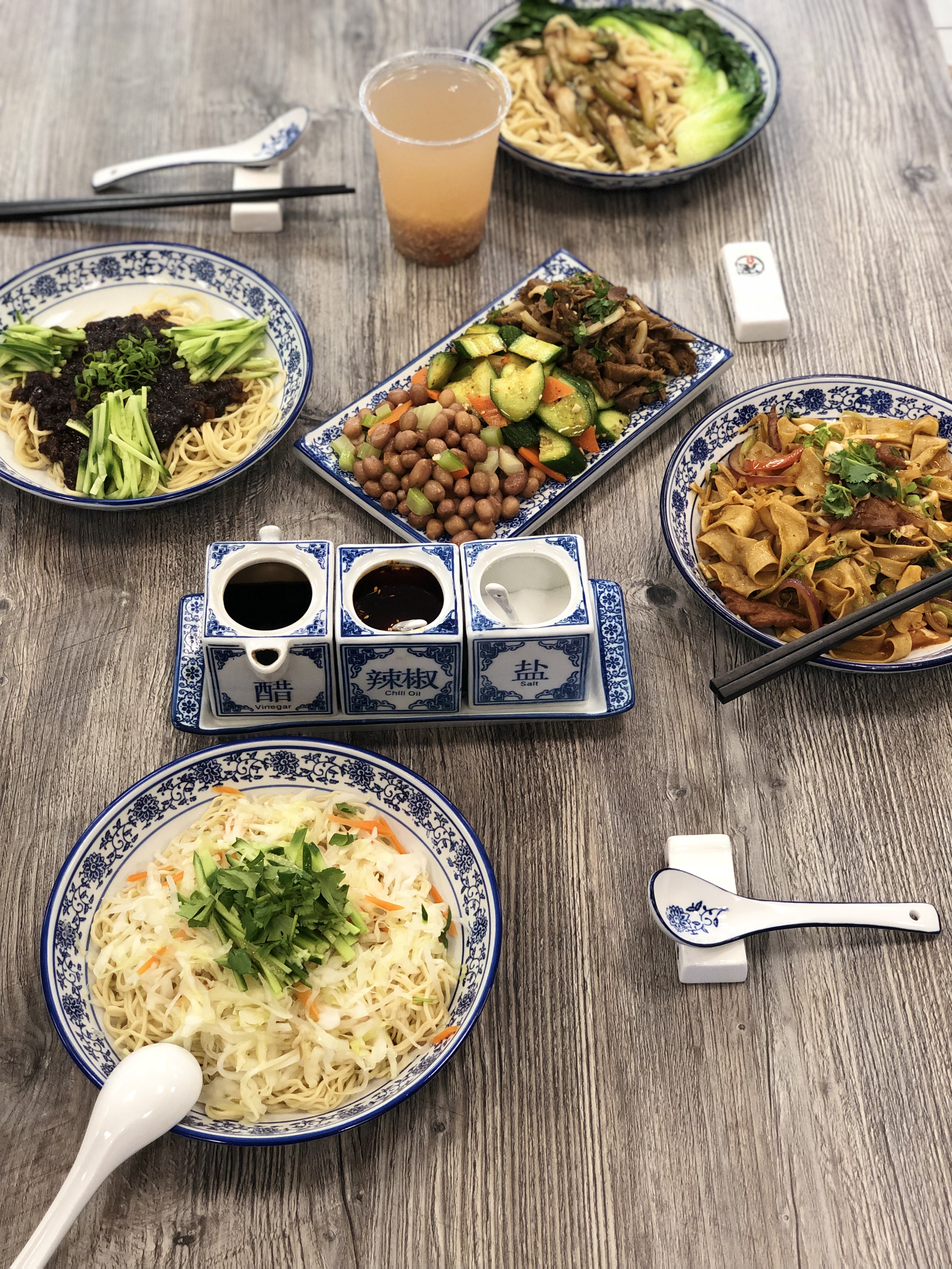 Arranged Food and Objects
