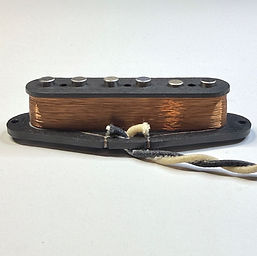 Pink Resurrection hand wound pickup, by Tone Addict Pickups