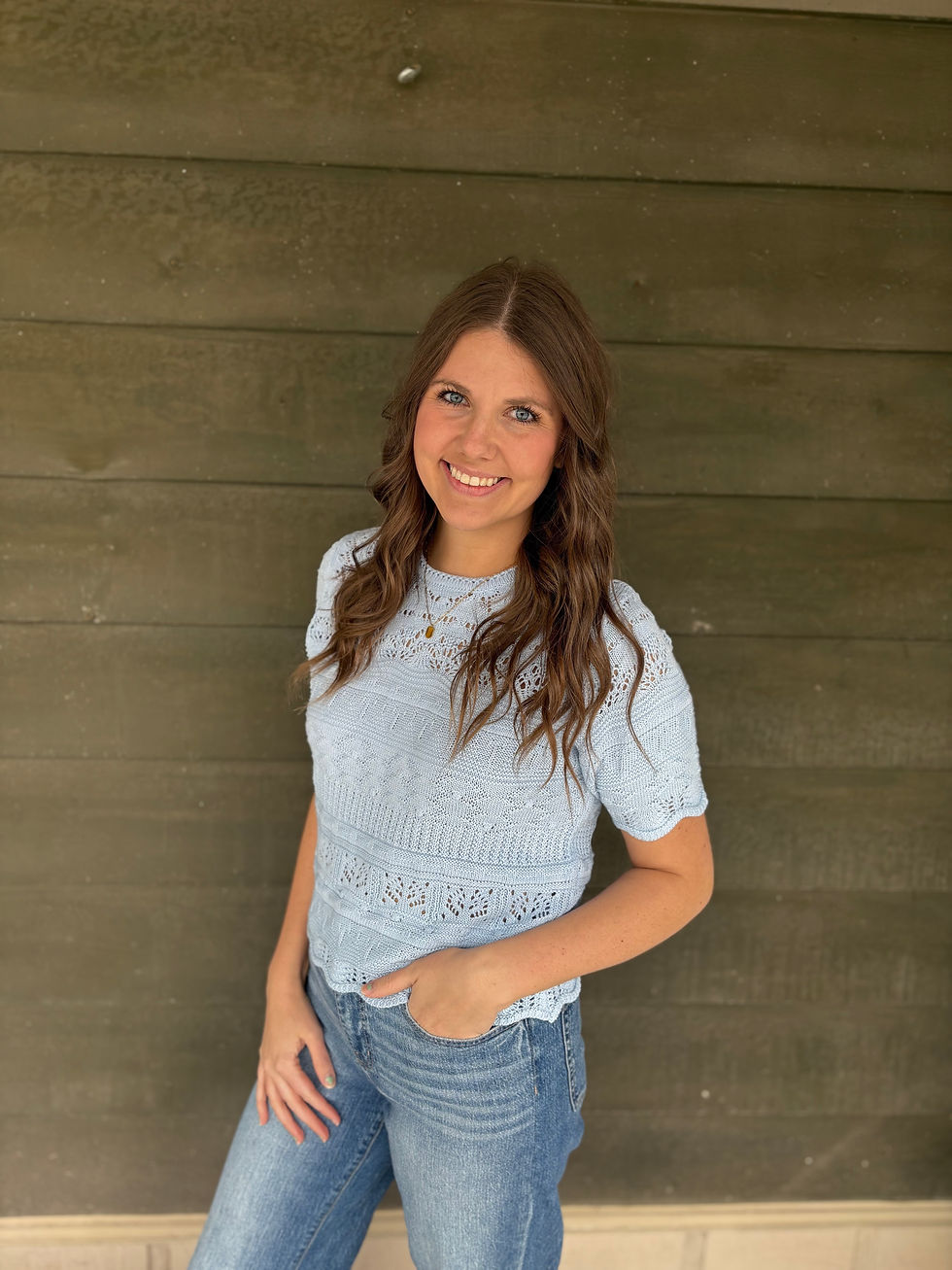 Thumbnail: Sky & Sage Crochet Top