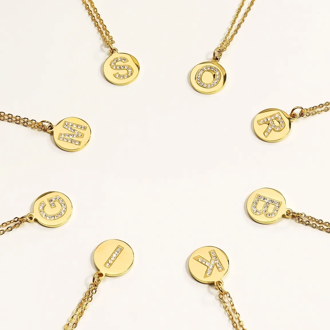 Waterproof Initial Necklace
