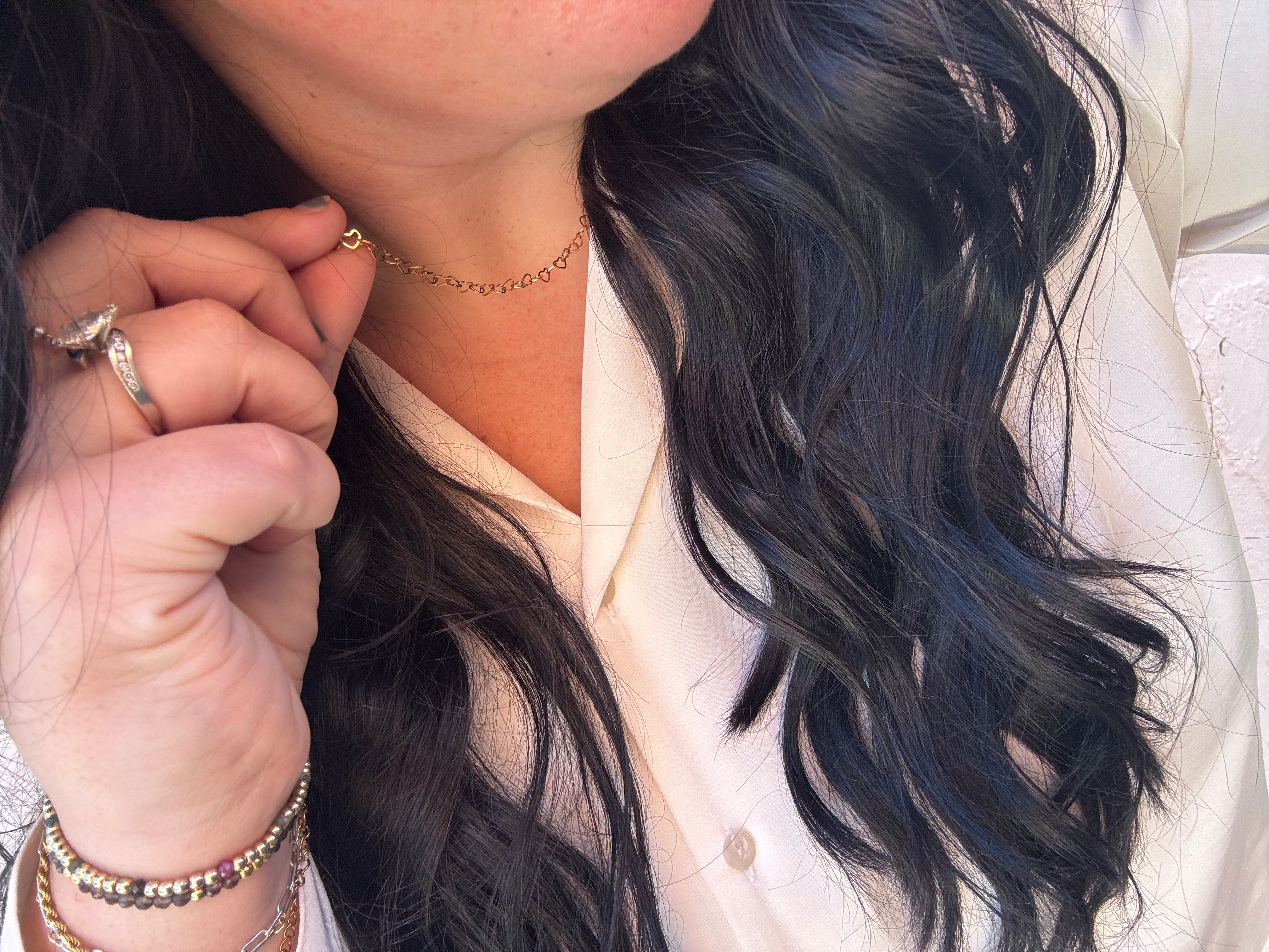 The Blush Heart Necklace