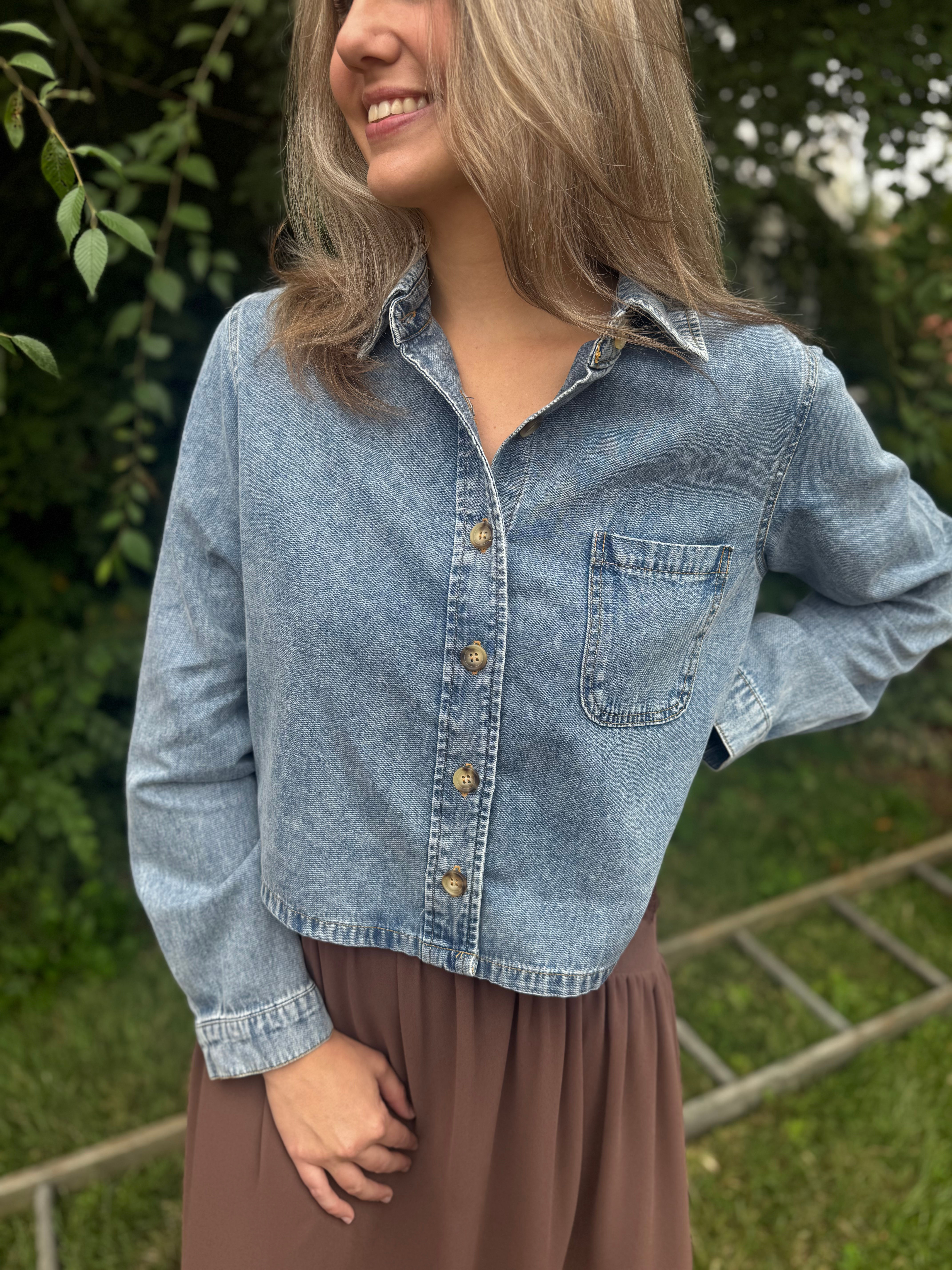Free Spirt Denim Shirt