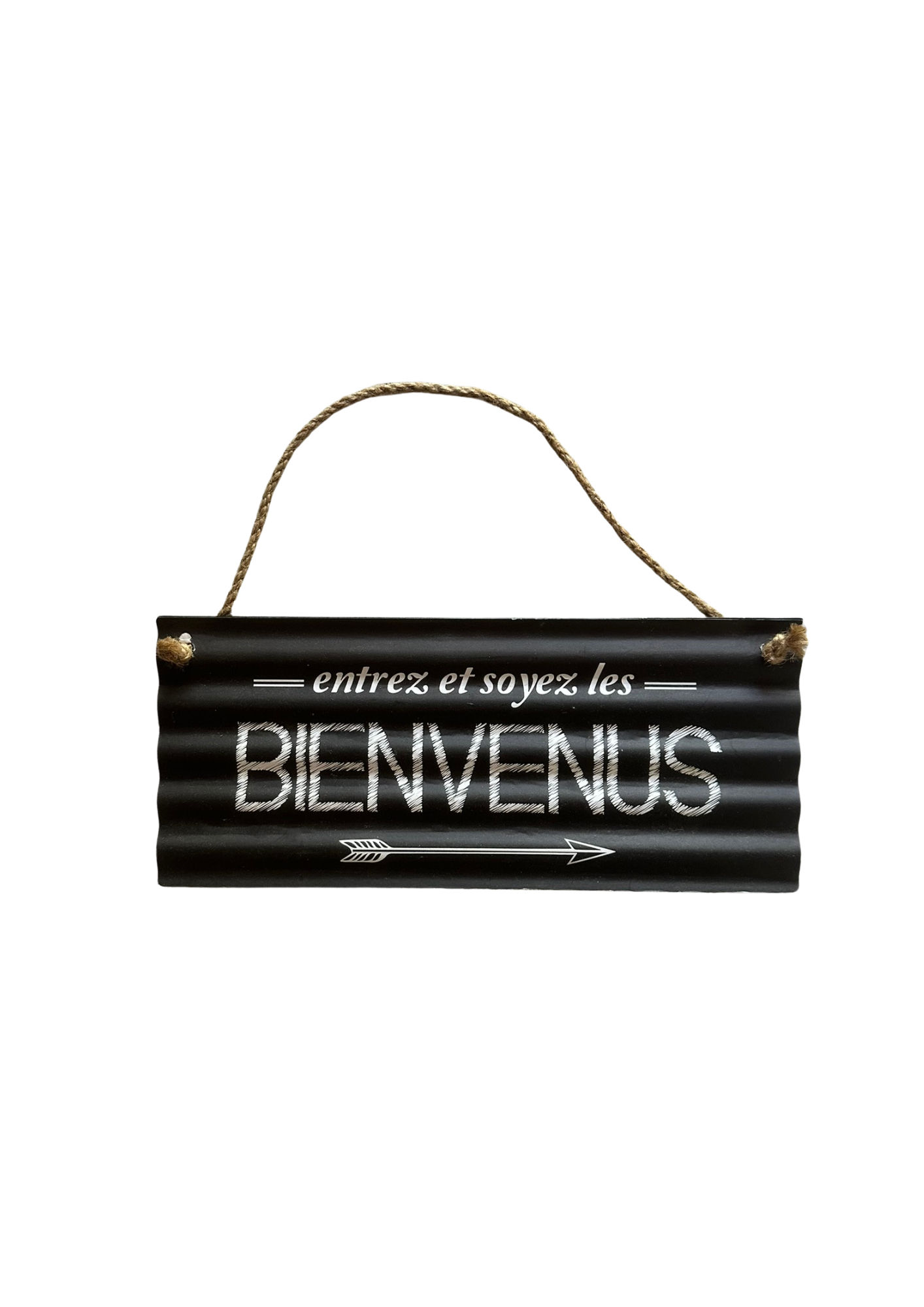 Plaque « Bienvenue »