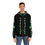 Thumbnail: Eldritch Octopus Men's Full-Zip Hoodie: Green, Black