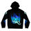 Thumbnail: Dice Dragon (Blue) Women’s Full-Zip Hoodie