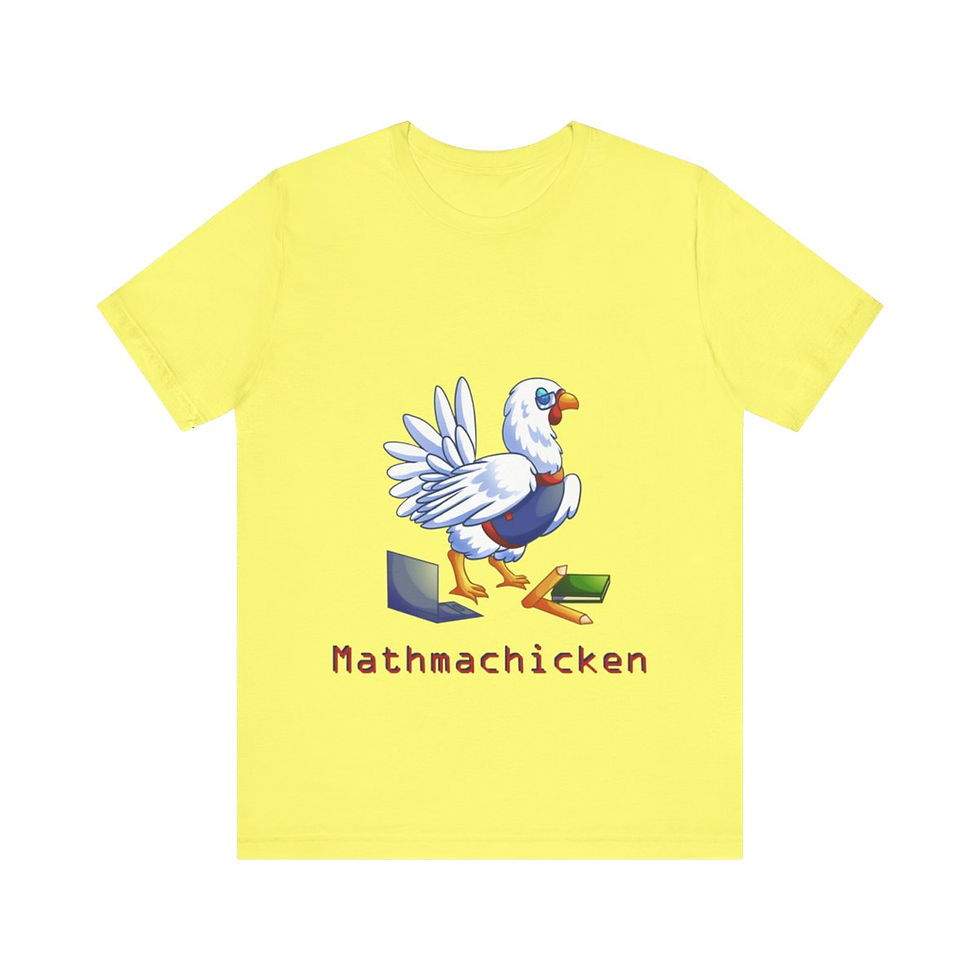 Thumbnail: Mathmachicken Unisex Jersey Short Sleeve Tee