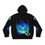 Thumbnail: Dice Dragon (Blue) Men's Full-Zip Hoodie
