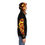 Thumbnail: Eldritch Octopus Men's Full-Zip Hoodie: Orange, Black