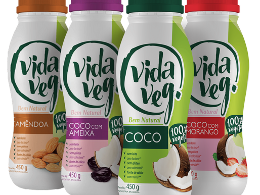 Vida Veg lança linha de iogurtes 100% vegetal