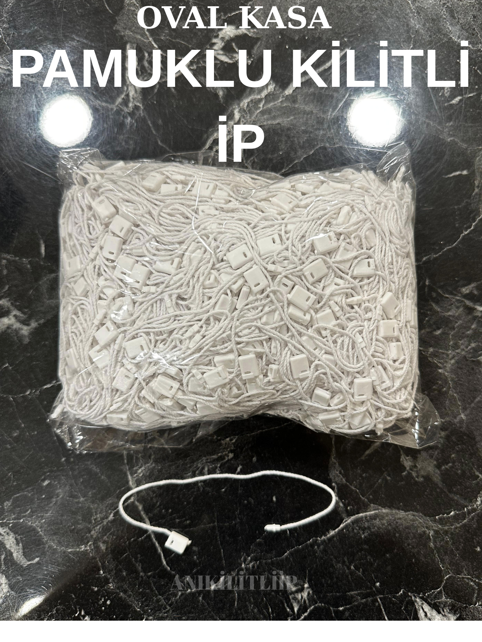 OVAL KASA PAMUKLU KİLİTLİ İP