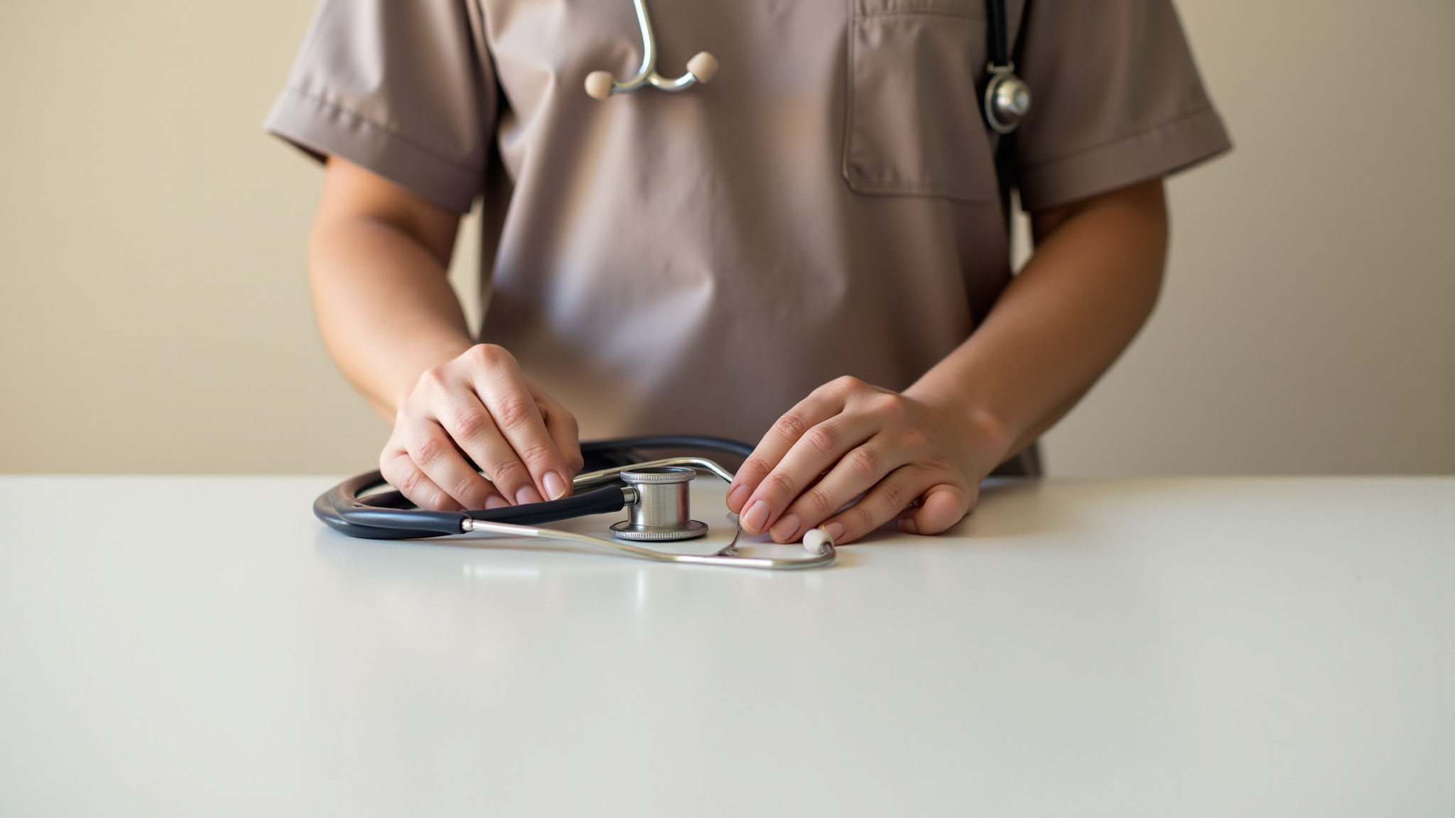 Locum doctor working in an Australian hospital