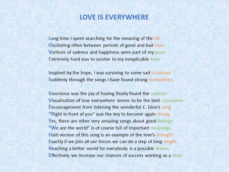 A poem about the love