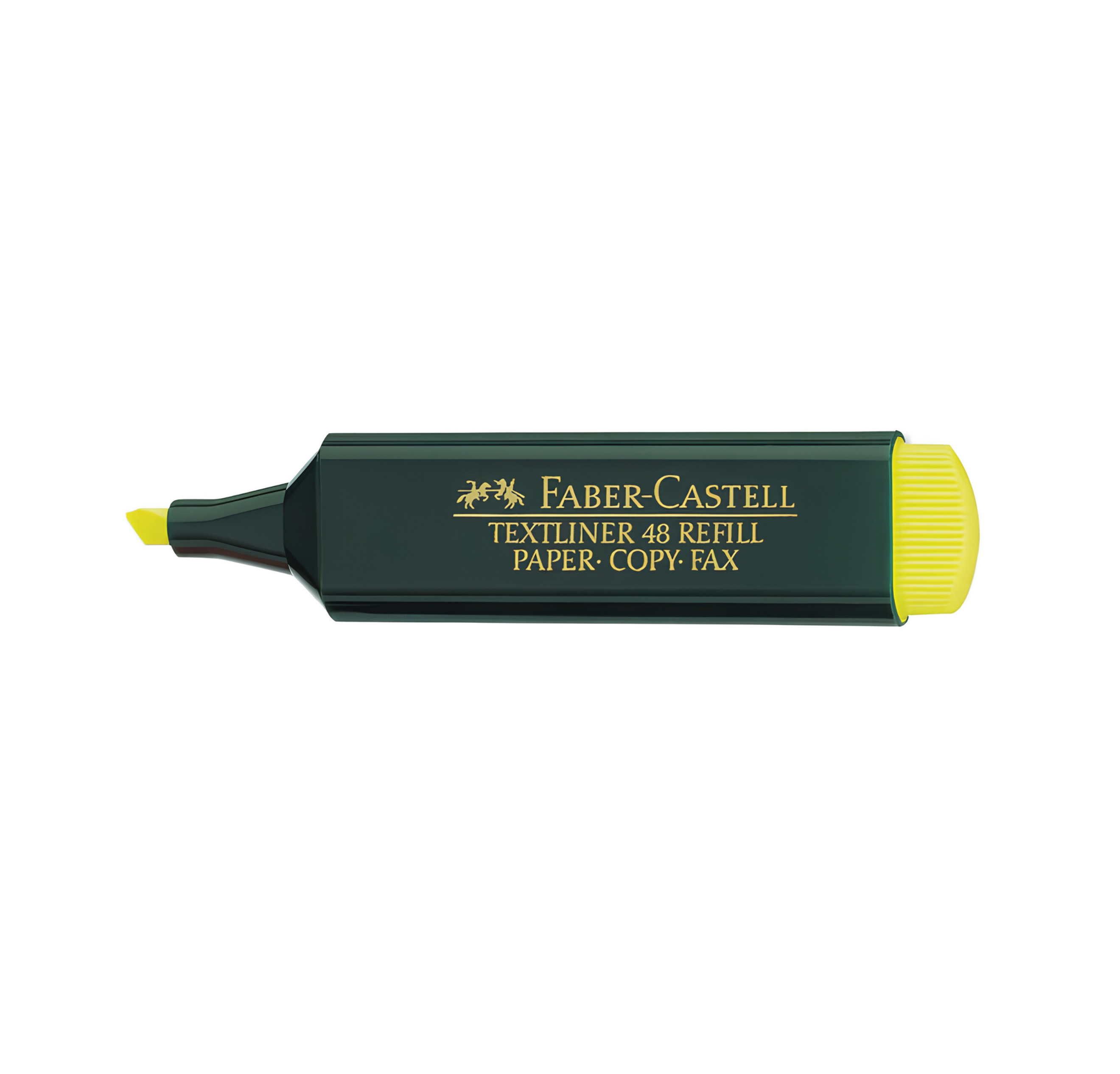 Faber-Castell Mat Gövde Fosforlu Kalem - Canlı Sarı (Tekli) 154807