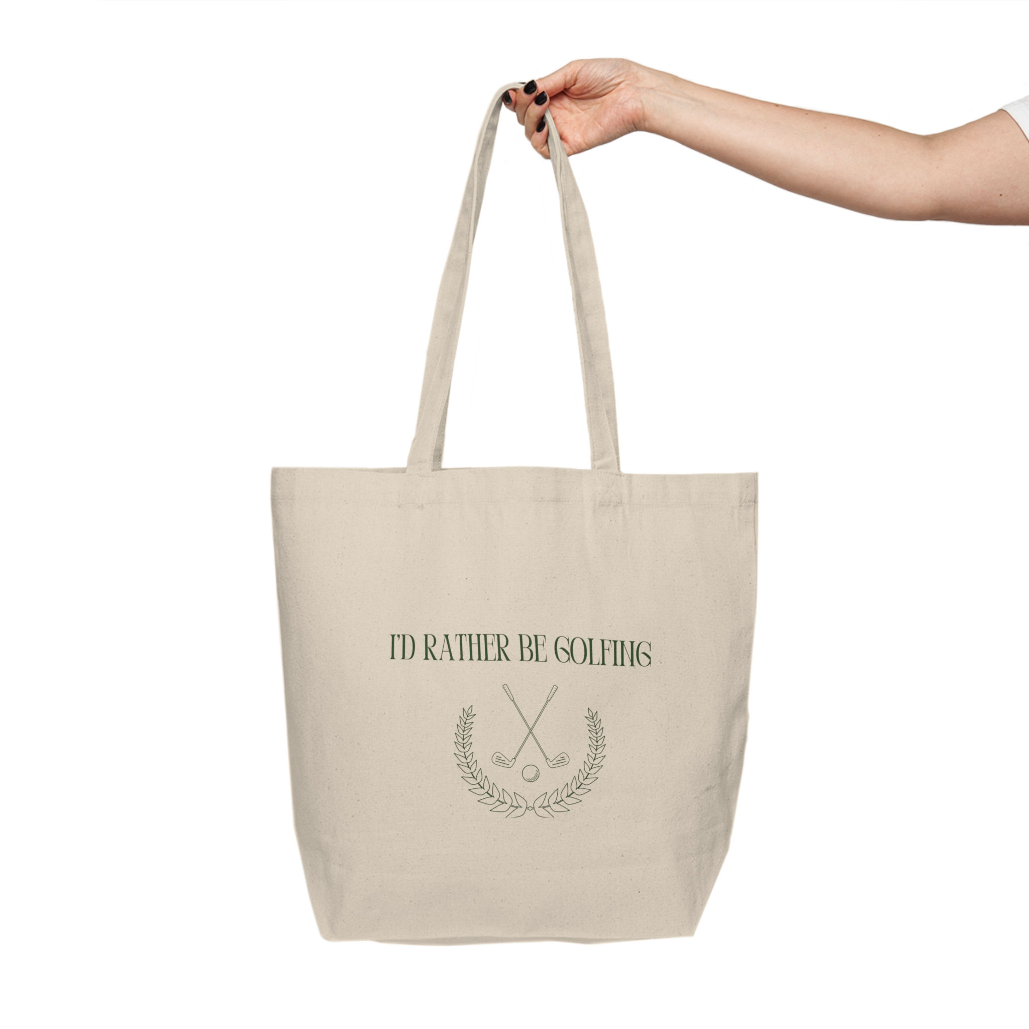 Rather Be Golfing Everyday Tote – Eco-Friendly Canvas Bag 