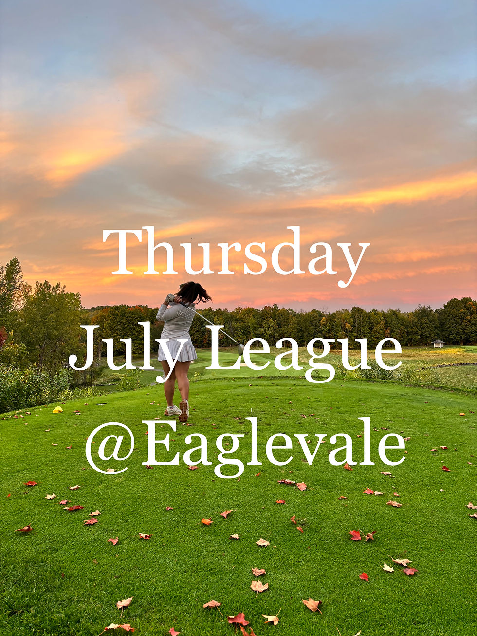 ⛳ July Thursday League