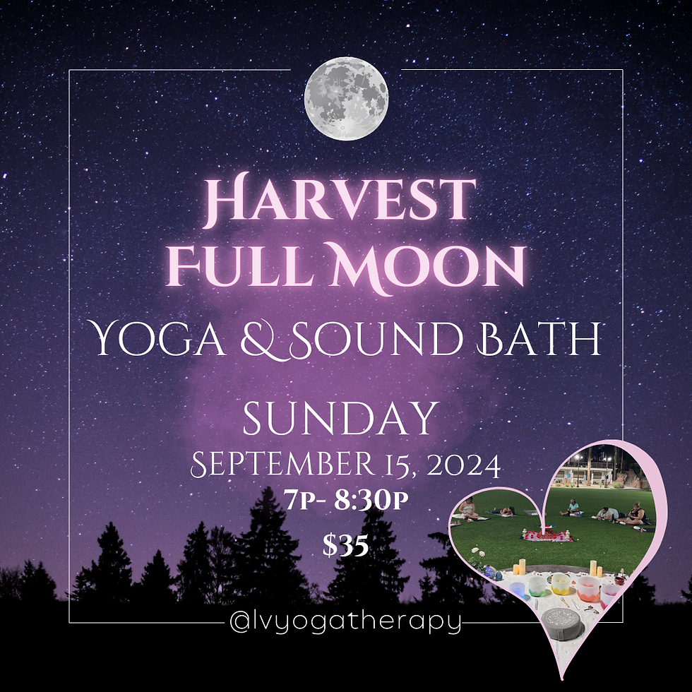 Harvest Full Moon Yoga with Sound Healing 9.15.24