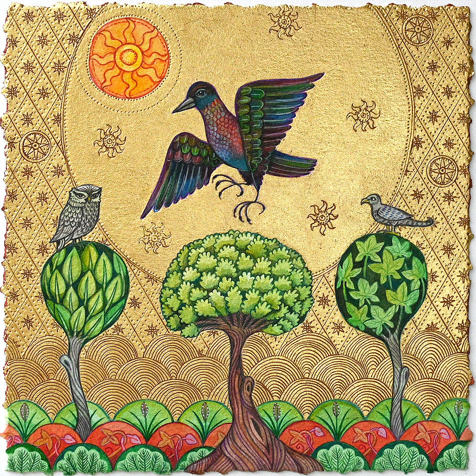 The Raven, the Owl and the Hawk