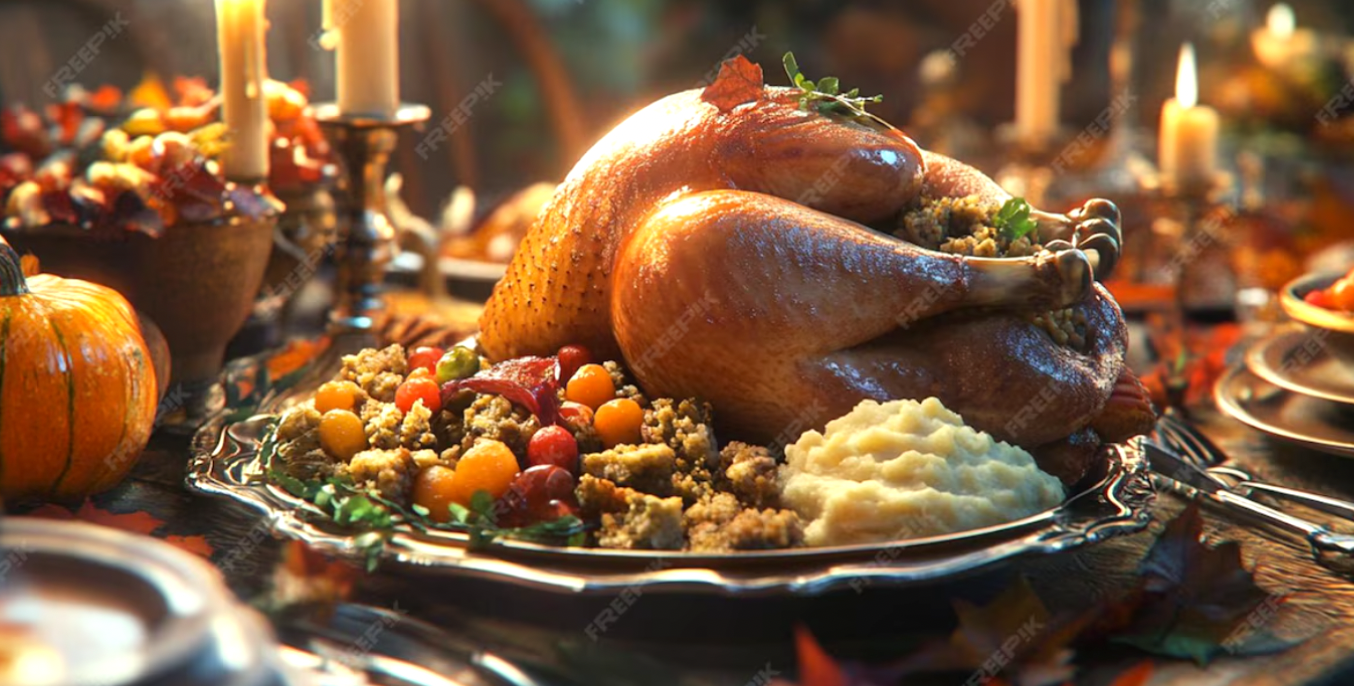 Arranged Food and Objects