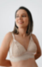 Brasier beige encaje