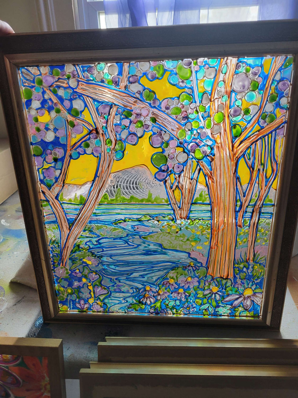 Thumbnail: Stained glass painted windows 45-185.00