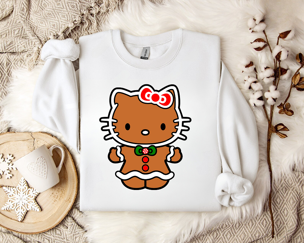 Thumbnail: Gingerbread Hello Kitty Crewneck