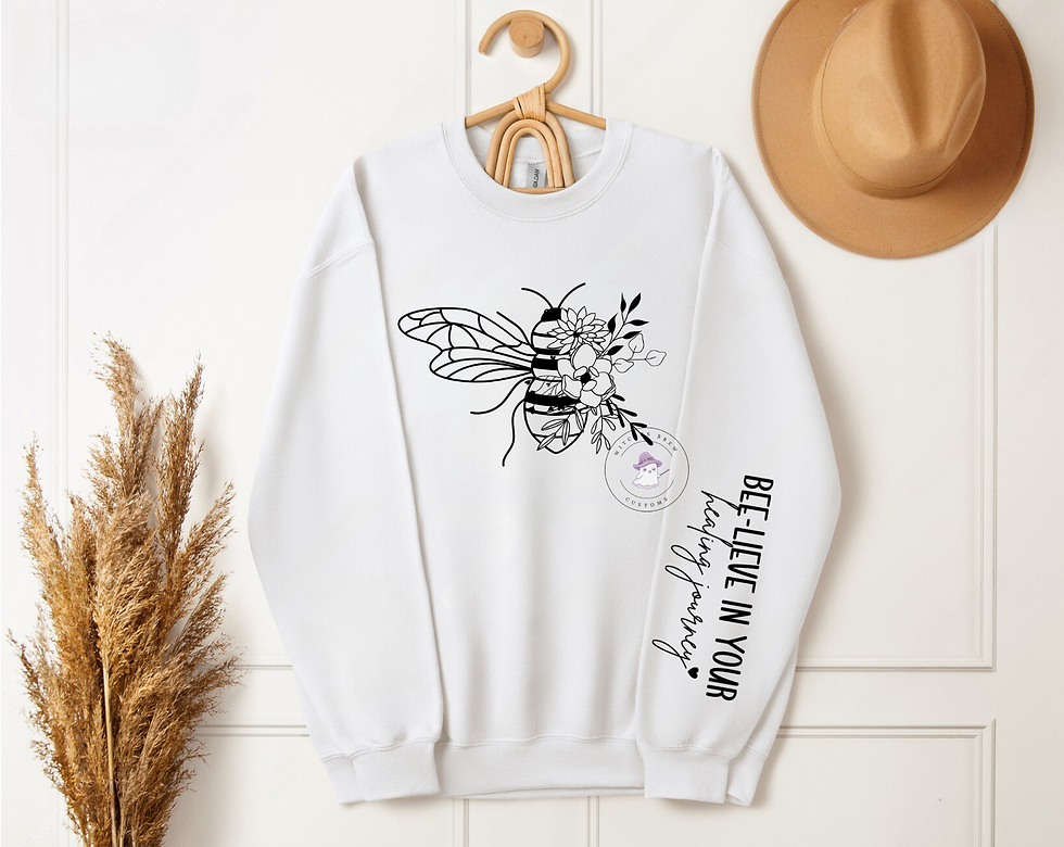 Thumbnail: BEE-Lieve In Your Healing Journey Crewneck