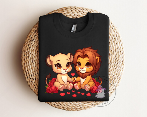 Simba & Lana Chibi Crewneck | Witches Brew Customs