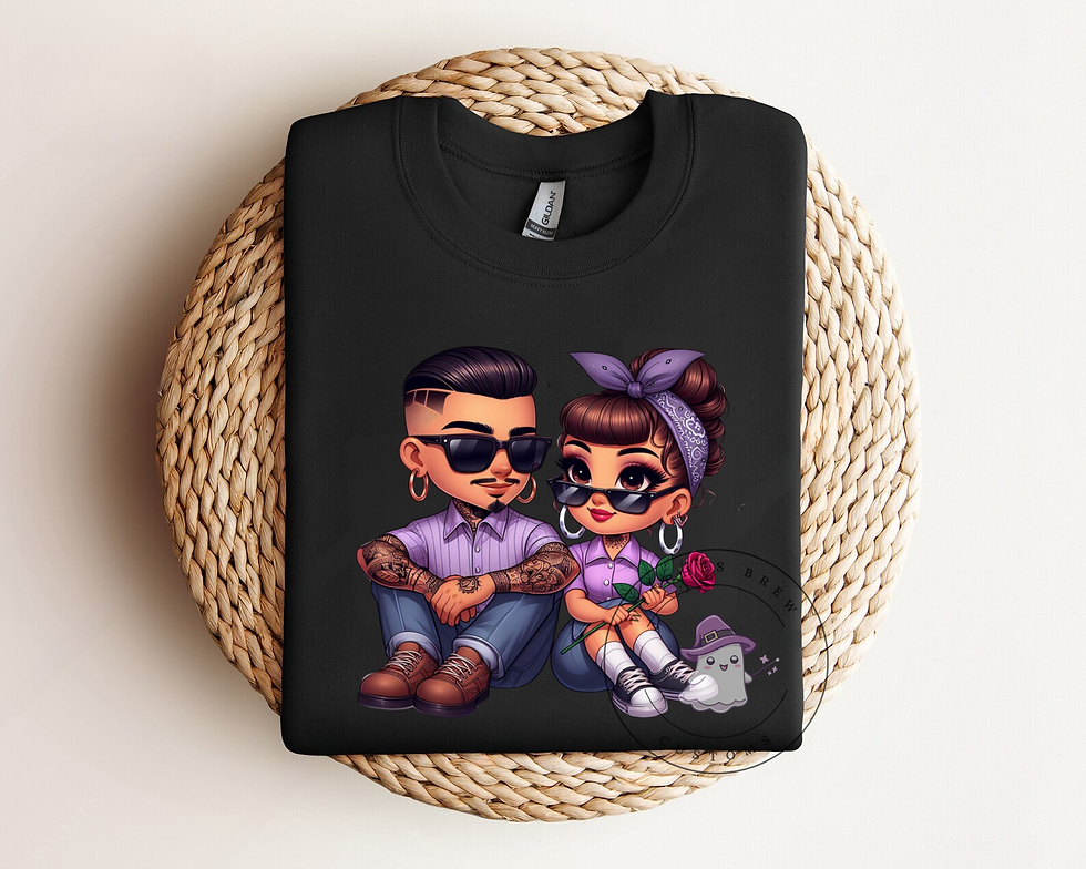 Thumbnail: Lilac Chicano Love Crewnecks