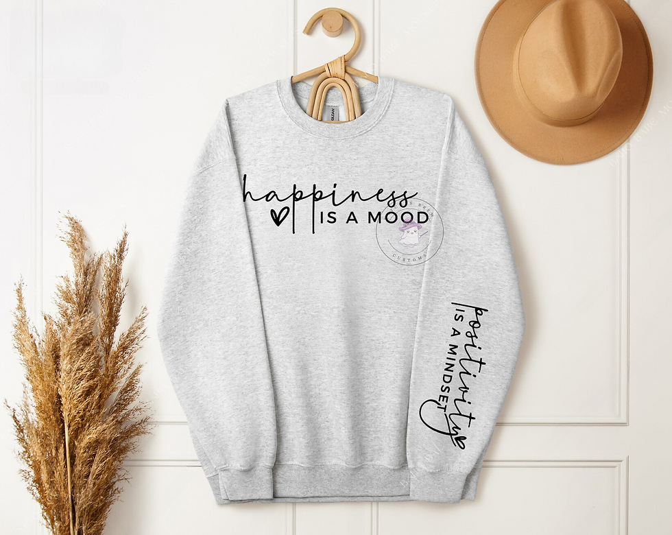 Thumbnail: Happiness is a MOOD Crewneck