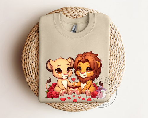 Simba & Lana Chibi Crewneck | Witches Brew Customs