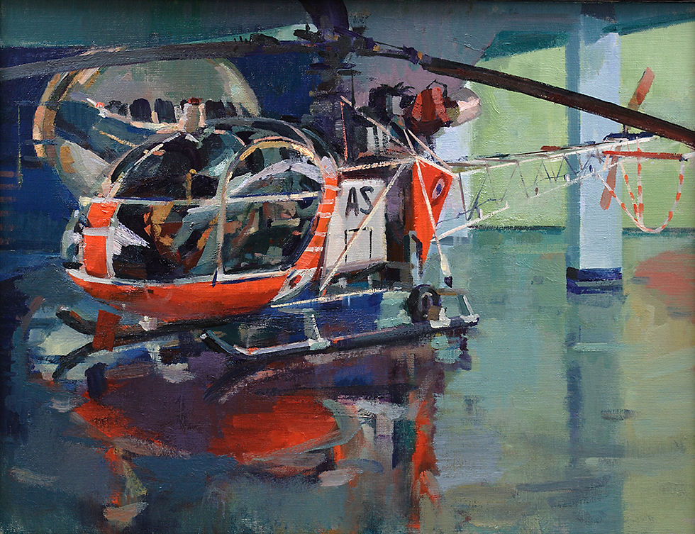Alouette_Huile sur toile_65x54cm