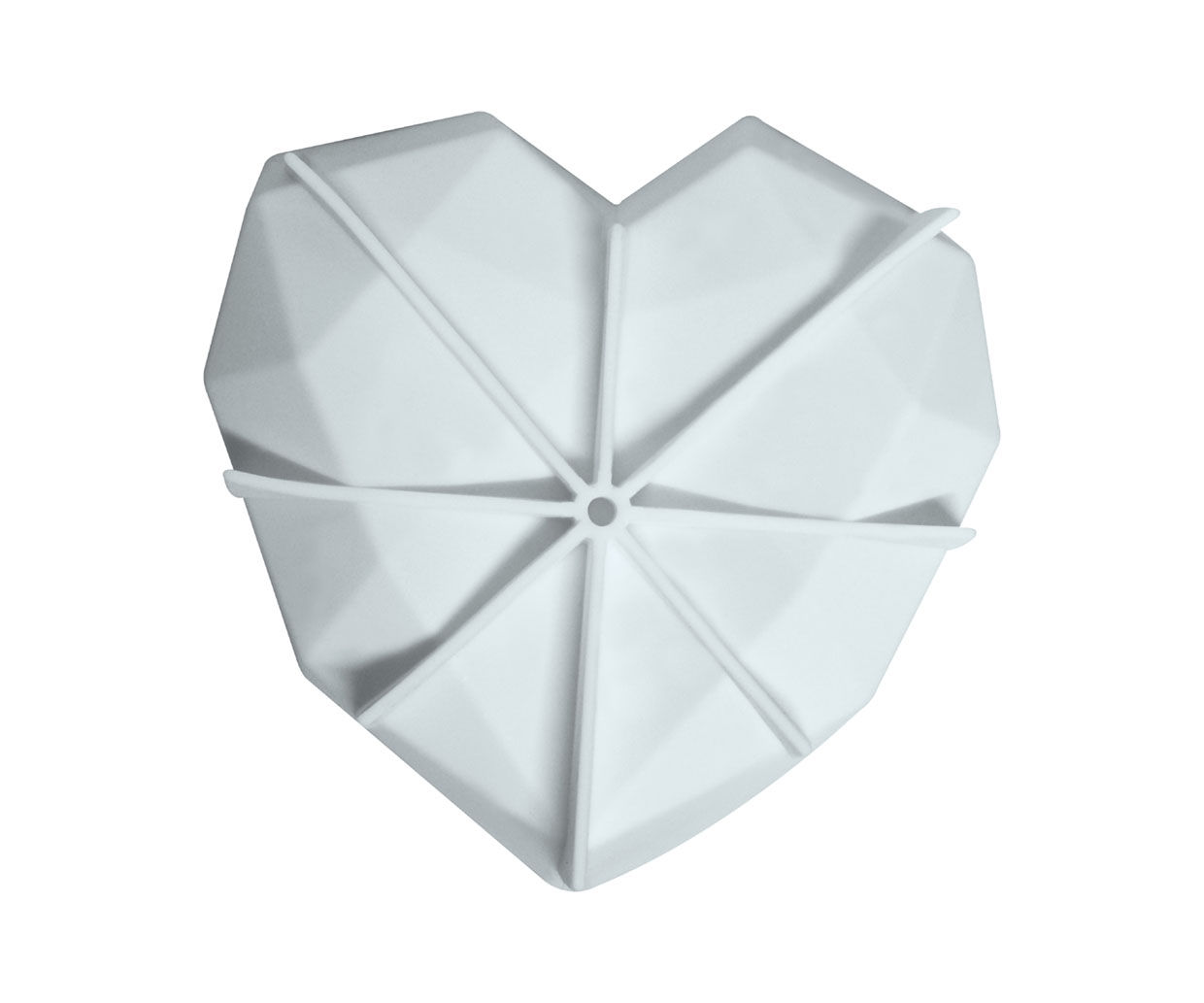 Molde Corazón Diamante Grande