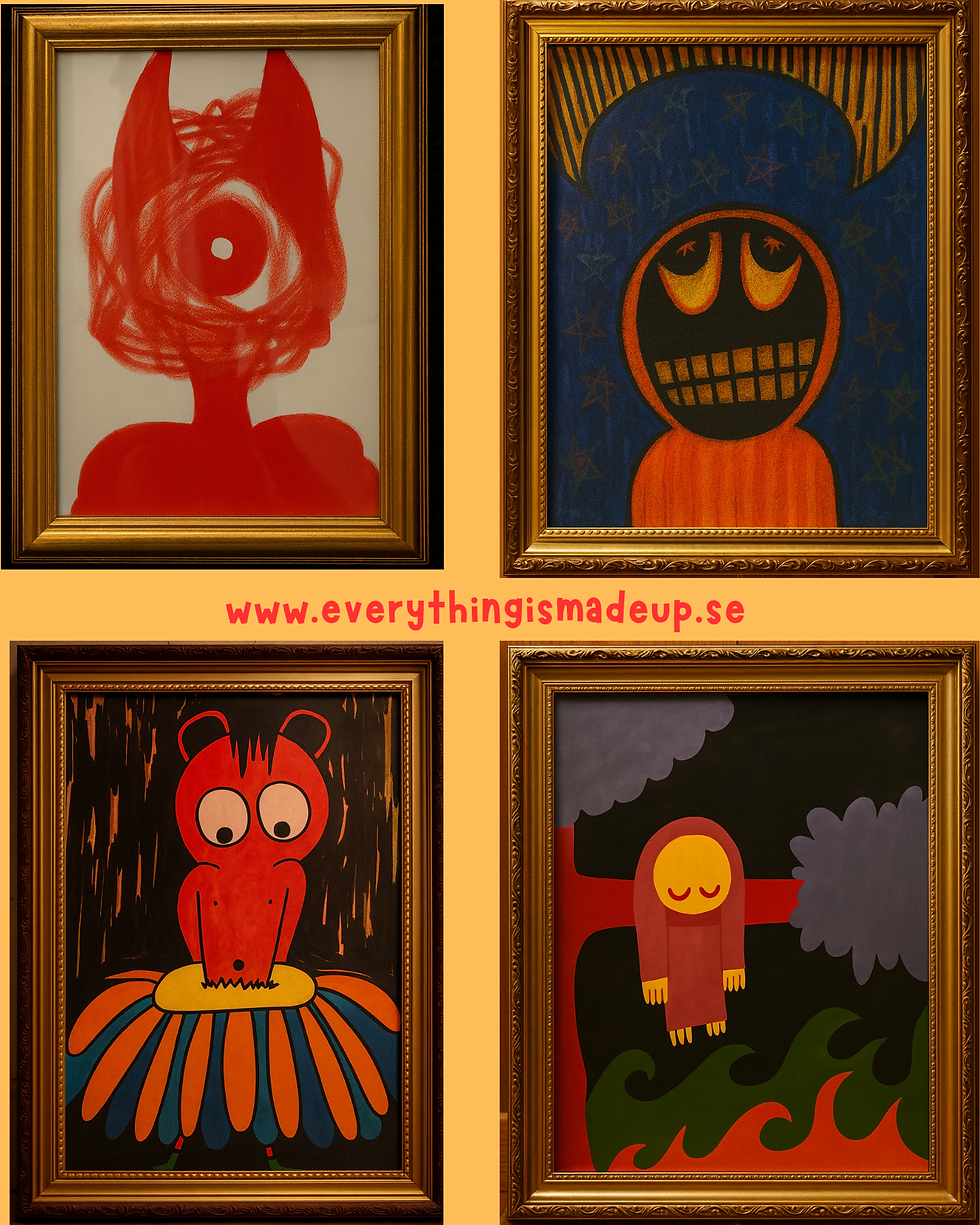 Ny konst i mitt onlinegalleri på Etsy