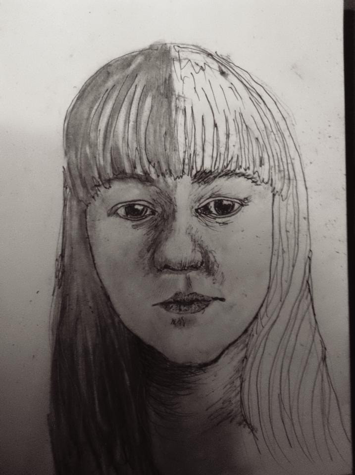 ink self portrait