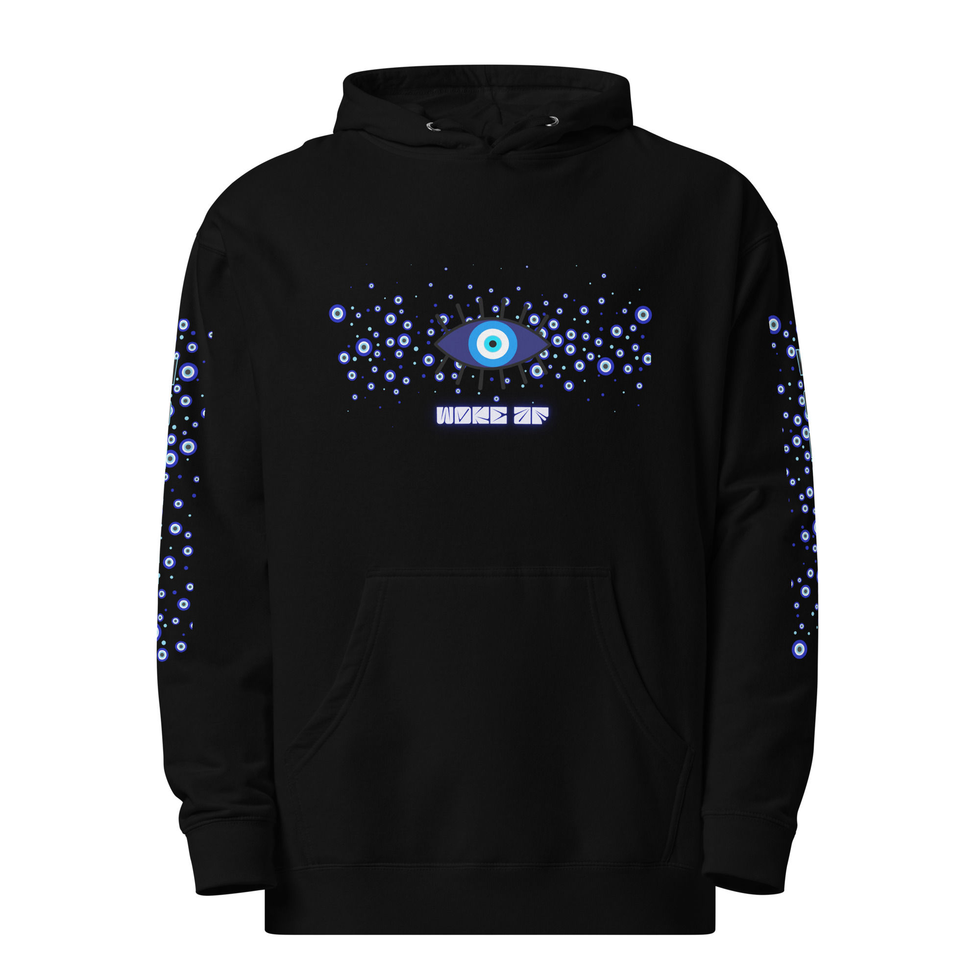 Unisex midweight WOKE AF hoodie
