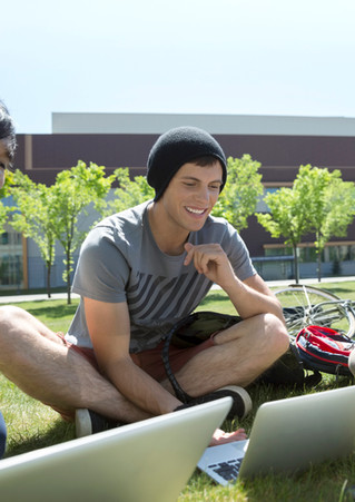 Studying on the Grass