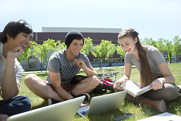 Studying on the Grass