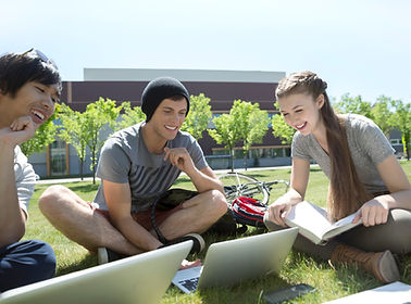Studying on the Grass