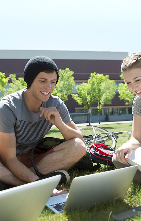 Studying on the Grass