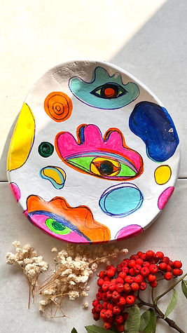 Trinket Dish with air dry clay