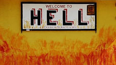 welcome to hell sign