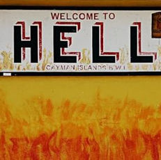 welcome to hell sign