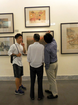 Visit to National Fine Arts Museum, Hanoi