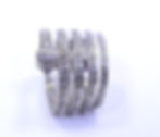 Thumbnail: Gucci CHIODO 5 Row COIL Wrap DIAMOND 18K White Gold NAIL HEAD Band Ring