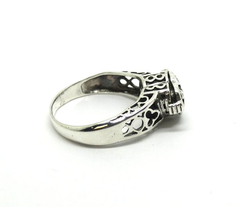 Thumbnail: Sterling Silver Heart LOVE Poison Pill Ring S-9