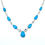 Thumbnail: Lovely WHITNEY KELLY WK Blue TURQUOISE 925 Sterling Silver 18" Necklace