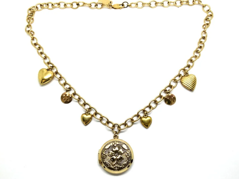 Orly Baruch 14k Gold Gf Locket Heart Necklace Ap Metals