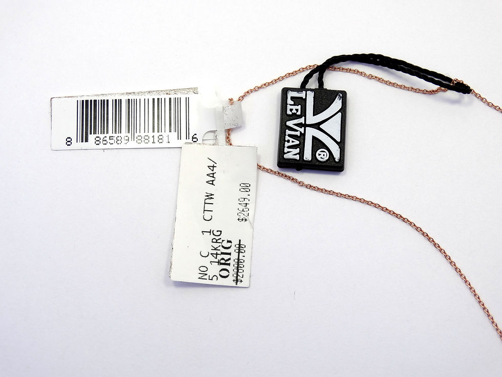 Thumbnail: LeVian 14K Strawberry Rose Gold 1CT CHOCOLATE NUDE DIAMOND Pendant Necklace